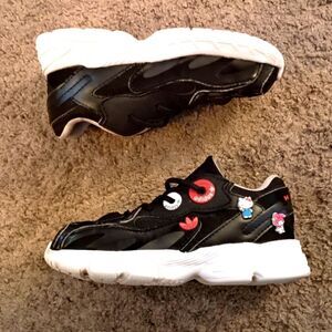 Adidas Originals Hello Kitty Astir Sneakers HQ1560 Black Toddler SZ 9k PREOWNED